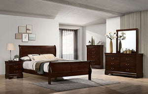 Louis Philippe Transitional Bed (Cherry)