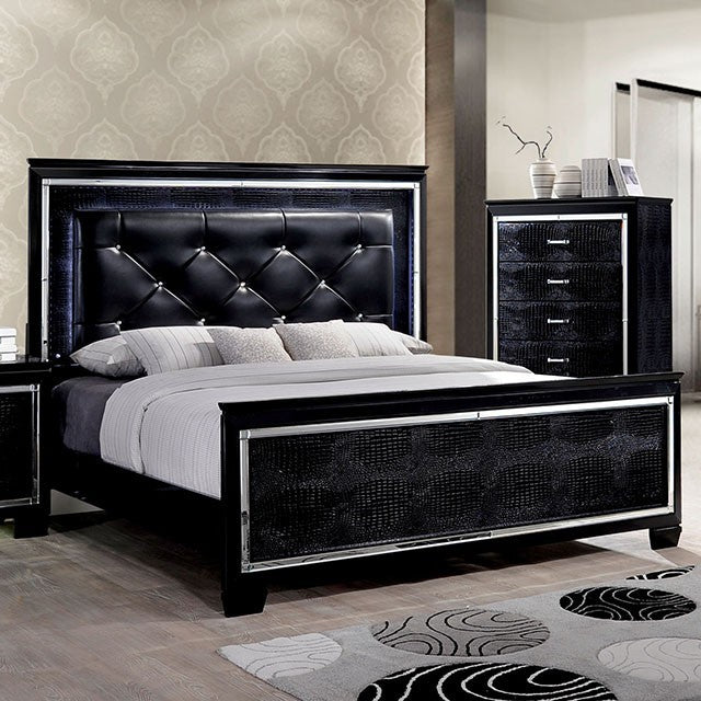 Bellanova Contemporary Bed (Black)