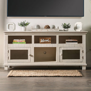 Argus Rustic-style TV Stand (Ivory)
