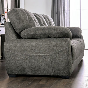 Canby Transitional Sofa & Loveseat (Grey)