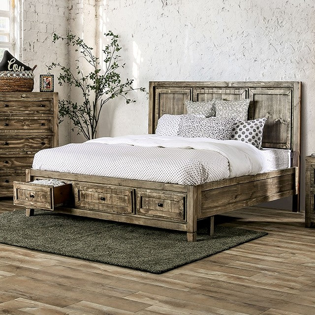 Rustic Style Bed Frame Rustic Modern Platform Bed Frame With Headboard