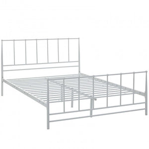 Estate Metal Bed in White