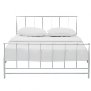 Estate Metal Bed in White