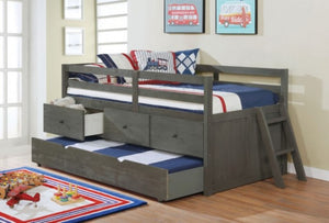 Anisa Twin Loft Bed (Grey)