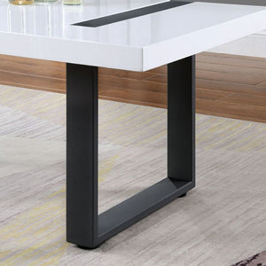 Eimear Living Room Table Collection (White/Black)