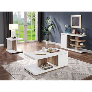 Moa Living Room Table Collection (White)