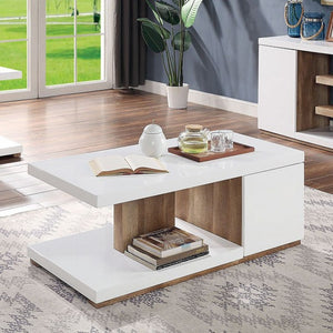 Moa Living Room Table Collection (White)