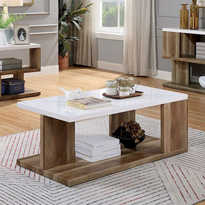 Majken Living Room Table Collection (White)