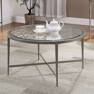 Freja Livng Room Table Collection (Silver)