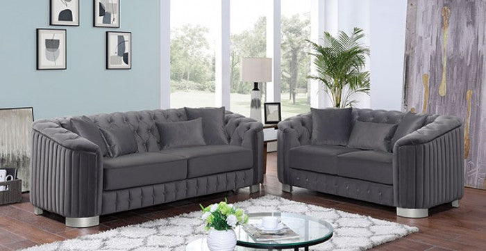 Castellon Living Room Collection (Dark Grey)