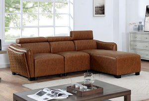 Holmestrand Mid-modern Sectional (Brown)