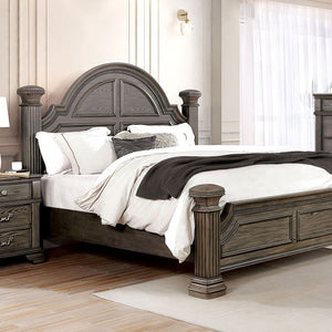 Pamphilos Traditional Bed (Grey)
