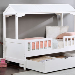 Kidwelly House Themed Twin Bed ( White)