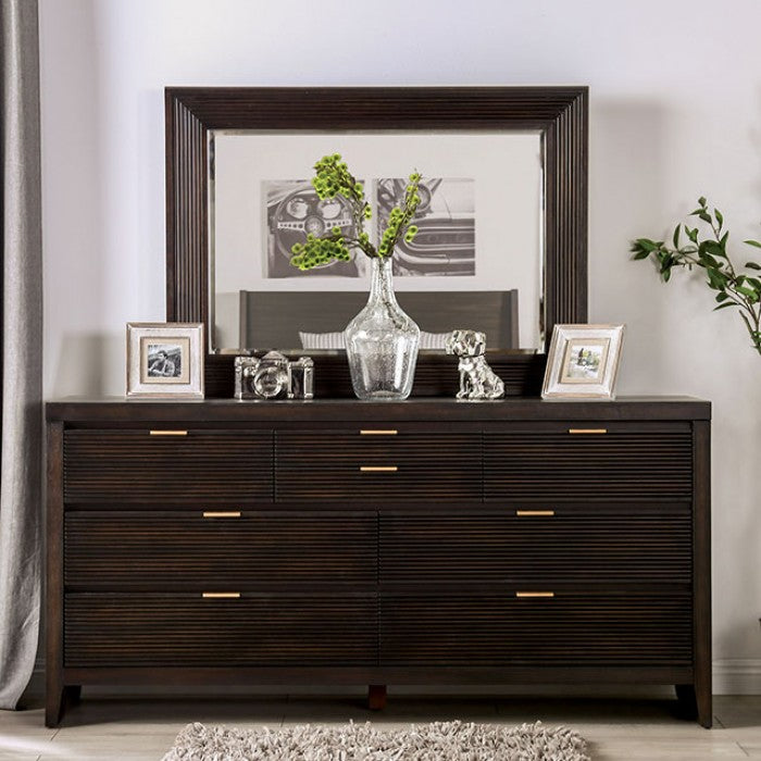 black walnut dresser Laurentian Dresser (Dark Walnut) – Fully Furnished