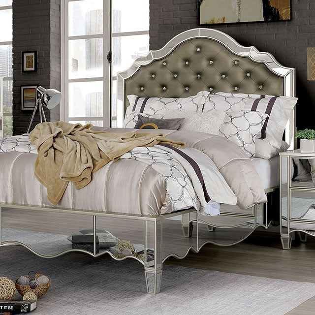 Eliora Glamorous Bed (Silver)