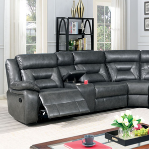 Omeet Power Sectional (Grey)