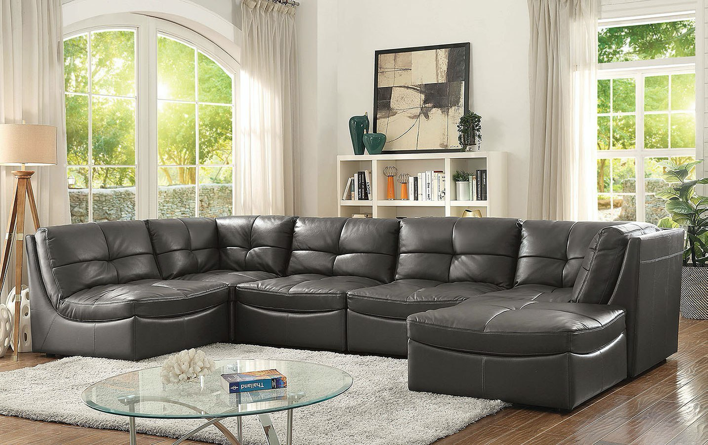 Modular sectional deals grey