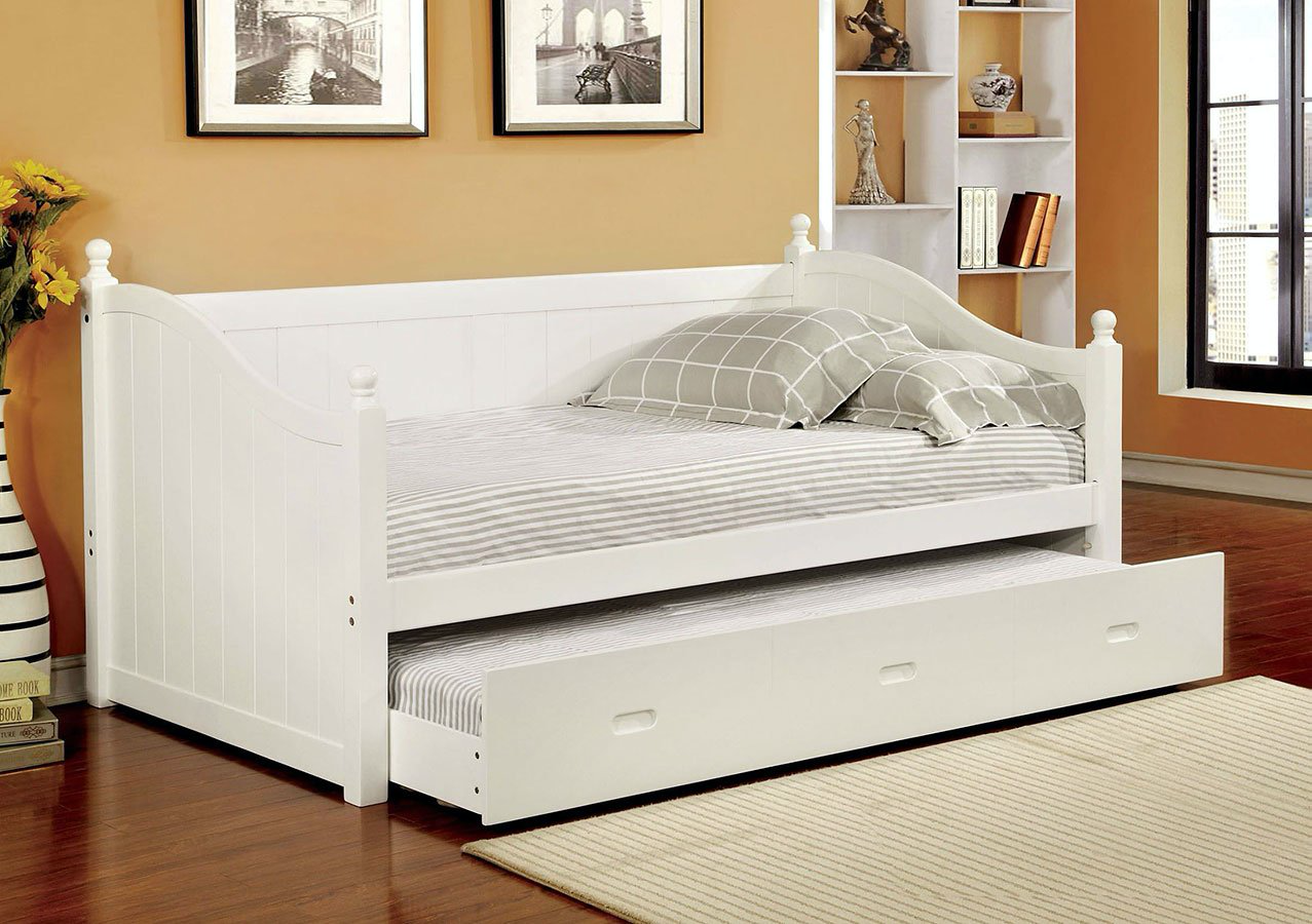 Walcott Twin Daybed with Trundle White