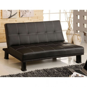 Quinn Futon Sofa Bed (Black)