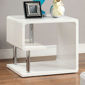 Ninove Living Room Table Collection (White)
