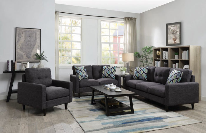 Watsonville Living Room Collection (Dark Grey)
