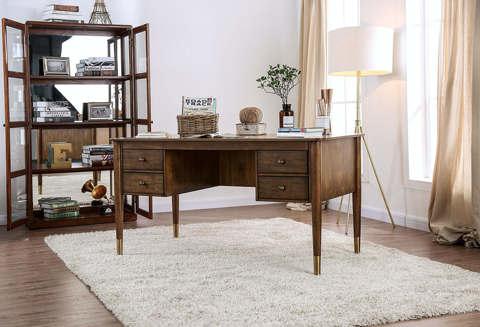 Reliance Transitional Old School Desk (Brown)