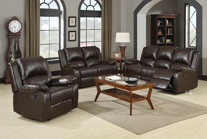 Boston Living Room Collection (Two-Tone Brown)