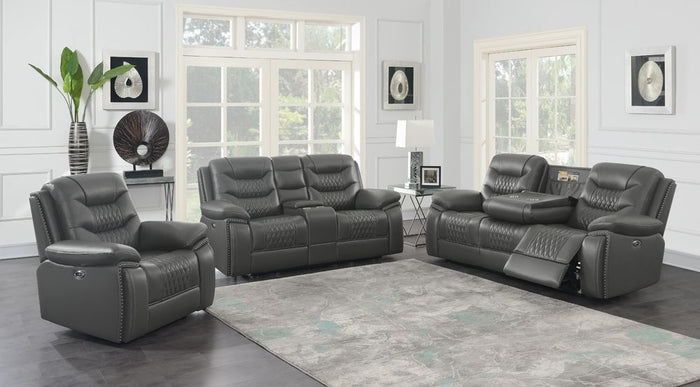 Flamenco Motion Living Room Collection (Charcoal)