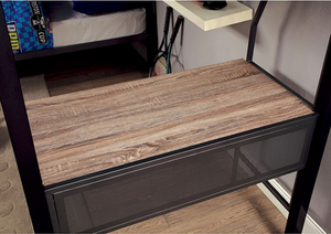 Ballarat Tripple Twin Metal Bunk Bed With Desk