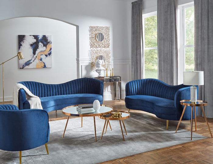 Sophia Living Room Collection (Blue)