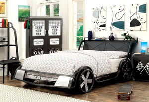 GT Racer Car Bed (Silver/Black)