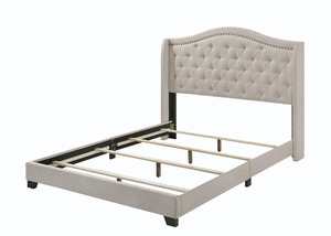 Sonoma Upholstered Bed (Beige)