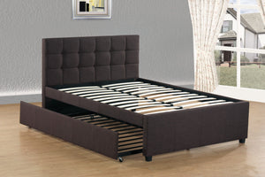 Dominic Full Brown Trundle Bed