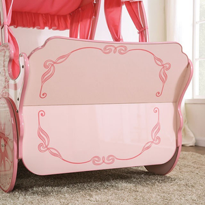 Arianna Princess Carriage Twin Bed