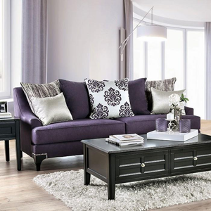 Sisseton Purple Sofa and loveseat