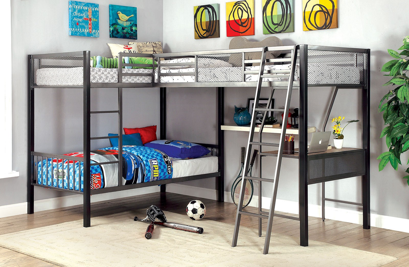 Twin metal loft bed deals