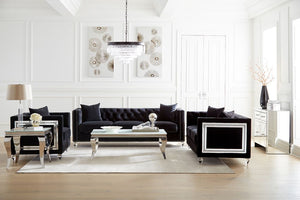 Delilah Living Room Collection (Black)