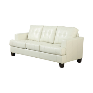 Samuel Upholstered Sleeper Sofa (Cream)