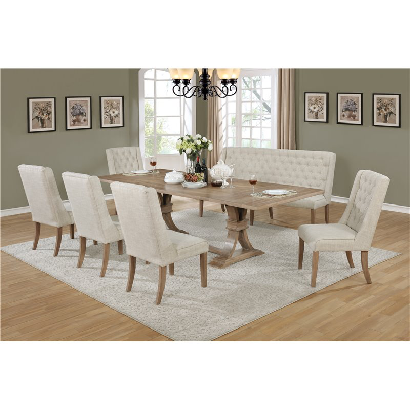Brittany Rustic Dining Collection Beige