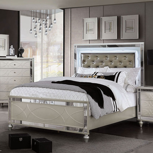 Manar Transitional Bed (Silver)