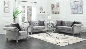 Frostine Living Room Collection (Grey)