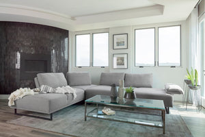 Arden Stationary Sectional in Grey