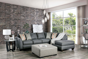 Earl Transitional Sectional (Grey)