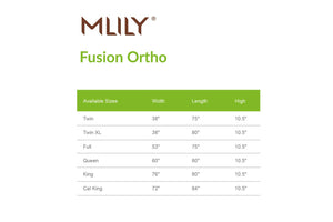 Mlily Fusion Orthopedic Memory Foam Mattress