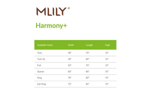 Mlily Harmony + Memory Foam Mattress