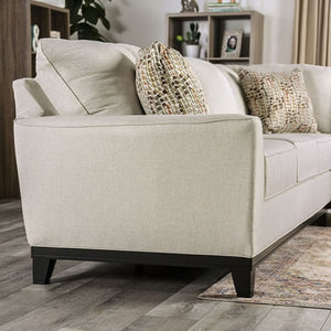 Bridie Transitional Sectional (Ivory)