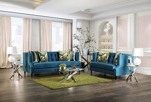 Azuletti Living Room Collection (Dark Teal/Apple Green)