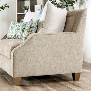 Catarina Living Room Collection (Beige/Teal)