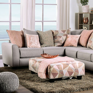 Harriden Transitional Sectional (Grey)