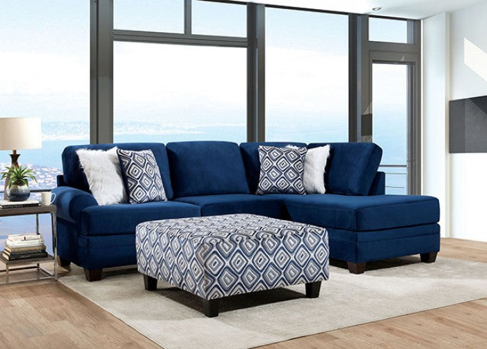 Waldport Transitional Sectional (Navy)